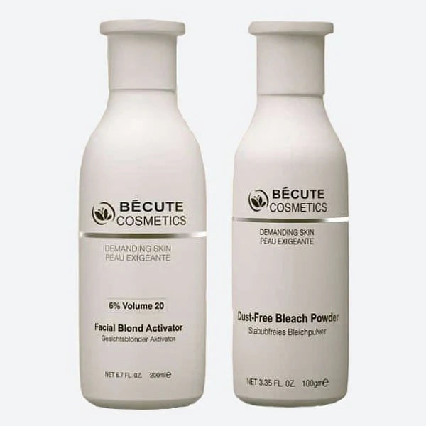 Becute Skin Polish Set – Becute Bleach Powder & Facial Blonde Activator