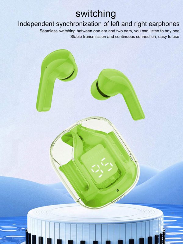 Bluetooth Ear Bud Tws Wireless Bluetooth 5.3 Without Pouch (random Color)