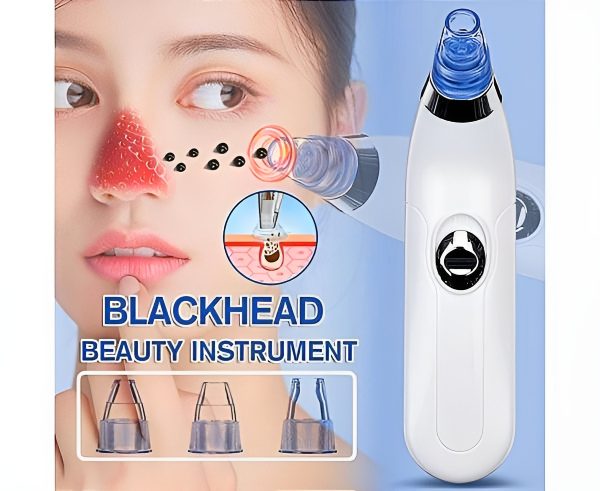 Derma Suction Blackheads Remover 3 In 1 Black Head Remover Machine-acne Pimple Pore Cleaner Vacuum Suction Tool (cell Operated)