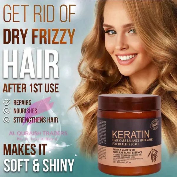 Keratin Original Hair Care Balance Mask And Treatment For Healthy Scalp – 500ml