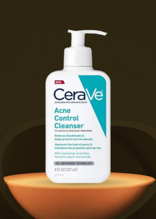 Pack Of 2 Cerave Acne Control Cleanser 237ml + Niacinamide Serum 30ml Deal | Perfect Deal Cerave Acne Control Cleanser & Niacinamide Serum