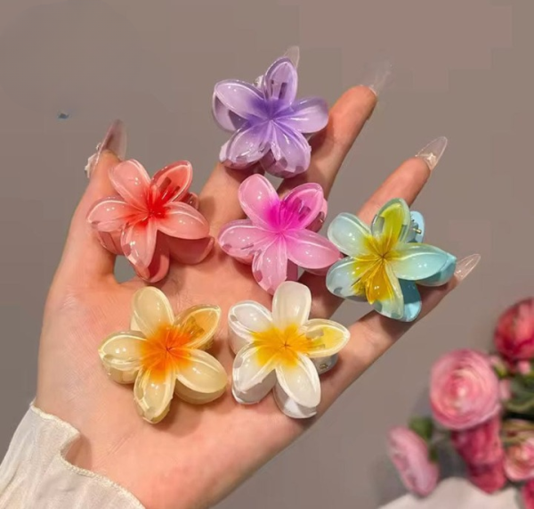 Pack Off 06 Mini Sunflower Fashion Girl Hair Clip | Hair Clip For Women | Best Quality Hair Clip ( Random Color )