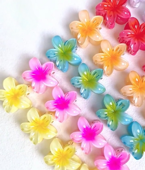 Pack Off 06 Mini Sunflower Fashion Girl Hair Clip | Hair Clip For Women | Best Quality Hair Clip ( Random Color )