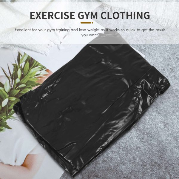 Sauna Sweat Suit Exercise Gym Fitness Weight Loss Boxing Martial Arts Yoga Fitness Training Suit Jumping Rope | Also Uses In Rain