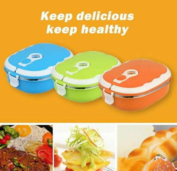 Stainless Steel Insulated Square Lunch Box For Children, Kids And Adult