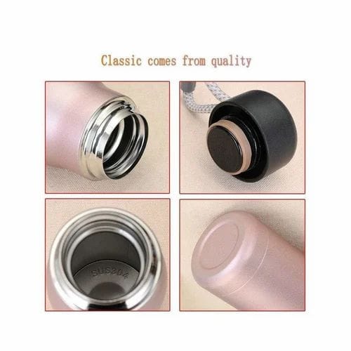 Stainless Steel Insulated Vacuum Water Bottle 550ml (Random Color)